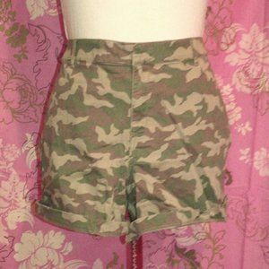Lane Bryant girlfriend camo shorts